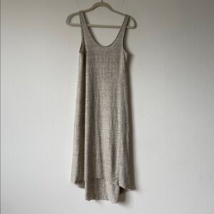 Calypso linen  Gray Sleeveless Maxi Dress XS